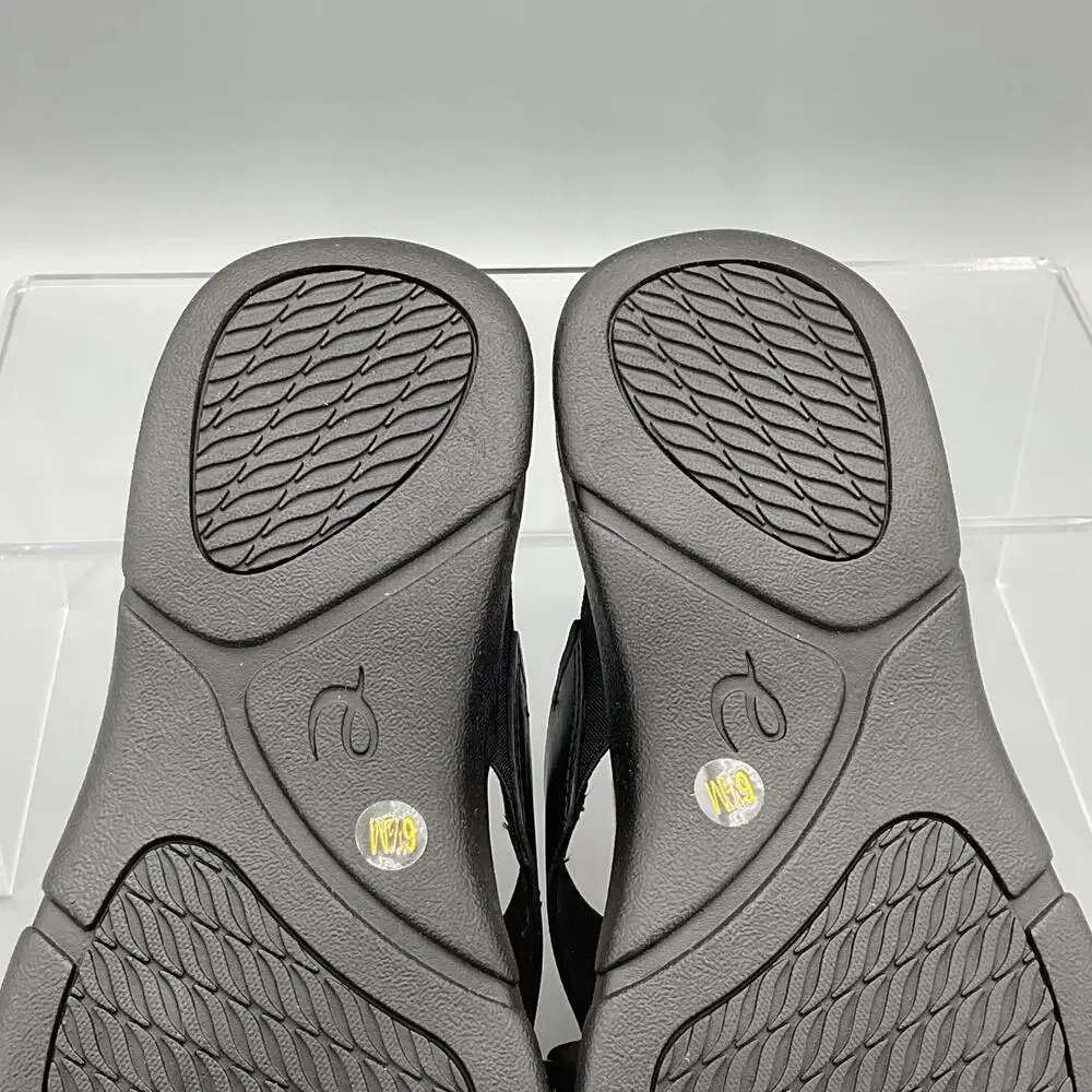 NEW Easy Spirit Women’s Meadow Slip on Sandals Black Size 6.5M